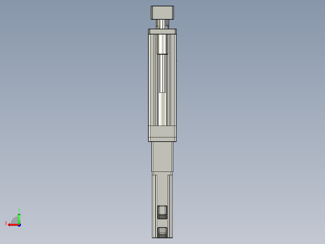 12VZ电动缸-VZ5D-S50-BC后视图