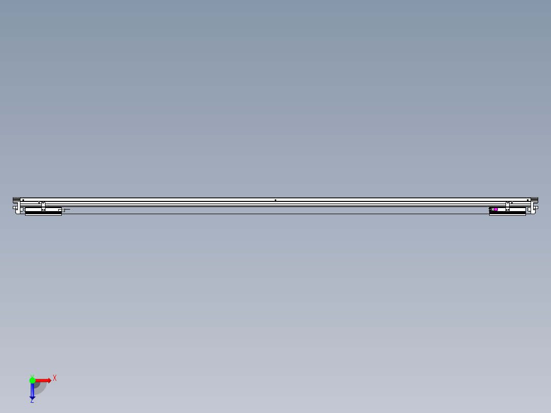 威洛博VL系列3d模型模组2VL17E2Y-S2100俯视图