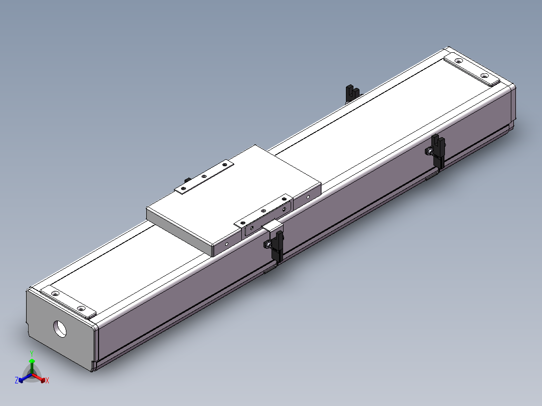 精密模组MC120-L05-250-M-M10-C4正等轴测图
