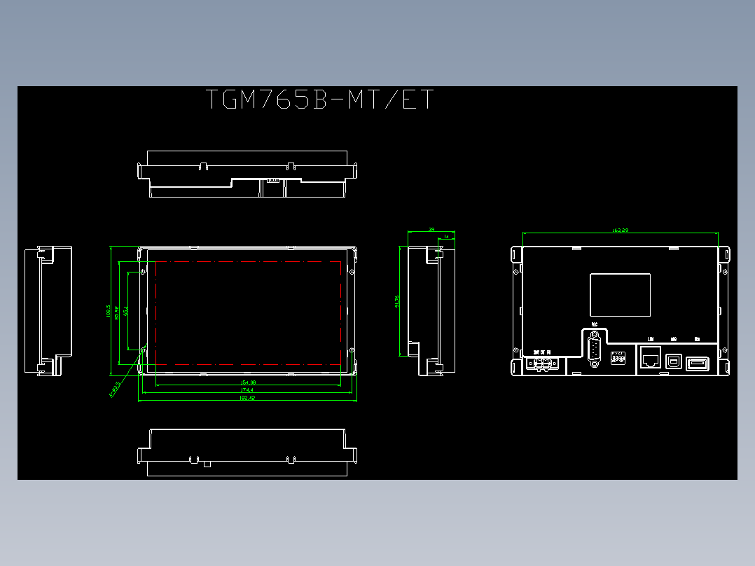 人机界面TGM765B-MTET