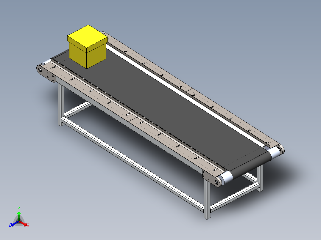 皮带输送机 (79)正等轴测图