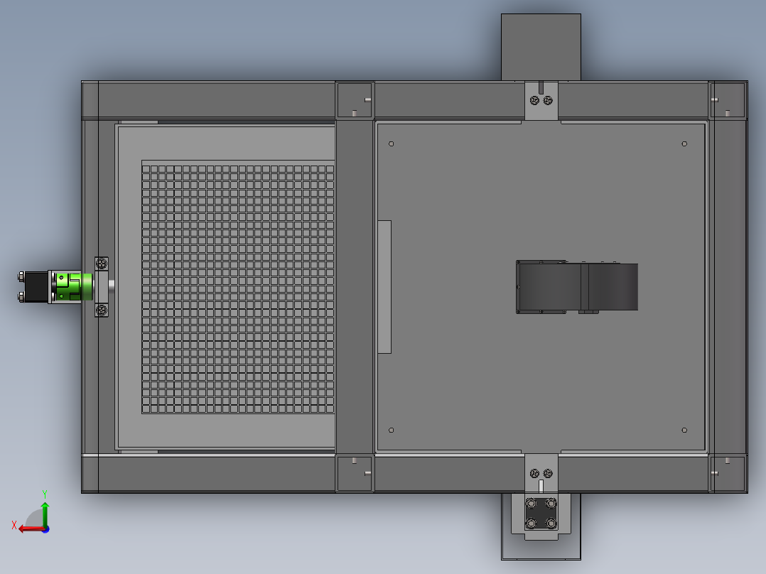 可降解聚合物键合装置结构后视图