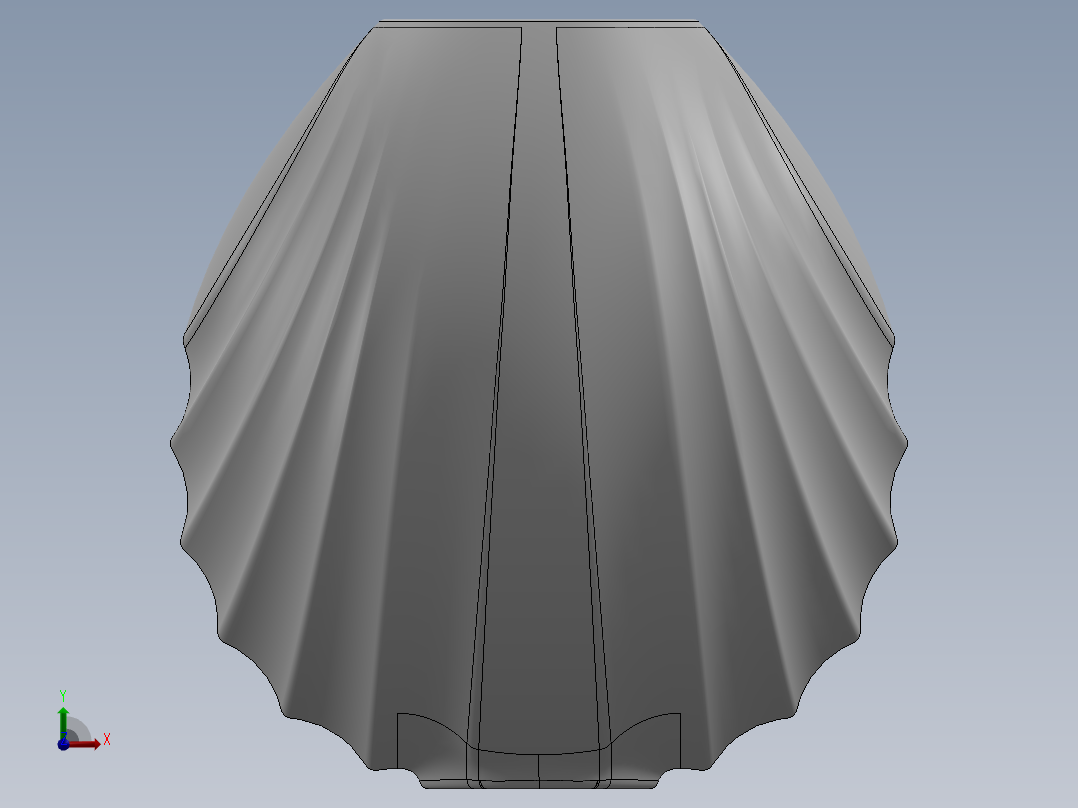陶瓷罐艺术品前视图