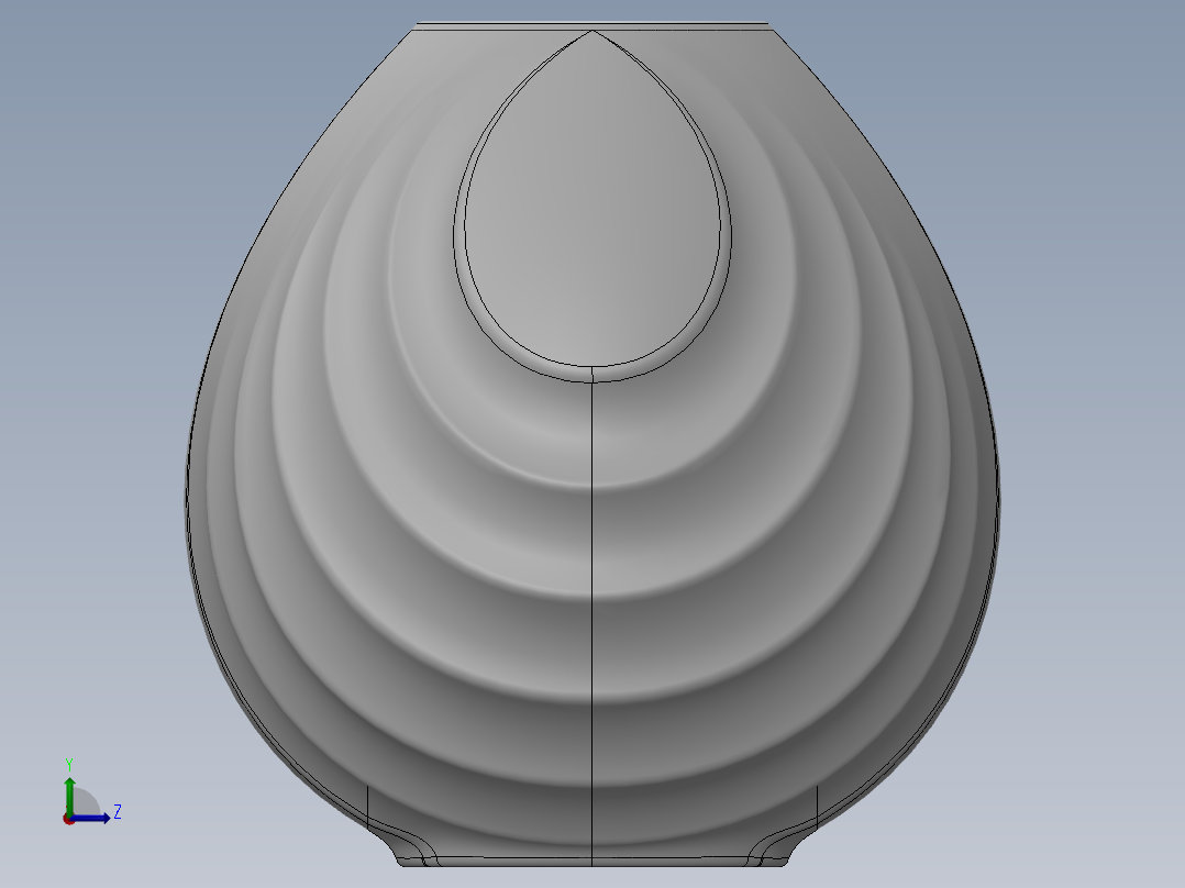 陶瓷罐艺术品左视图