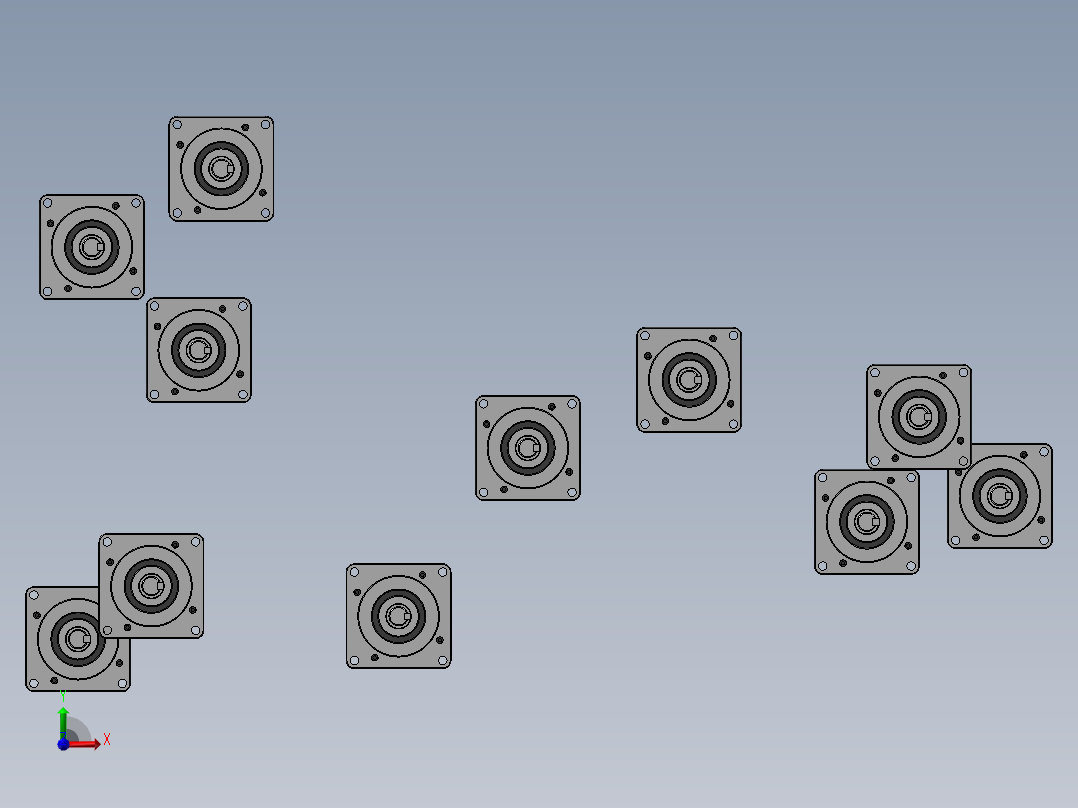 130BYG二组 三组混合式步进电机 共11种规格376524==80前视图