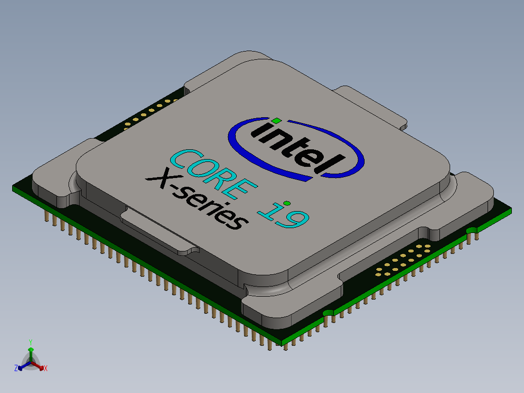 9 cpu正等轴测图