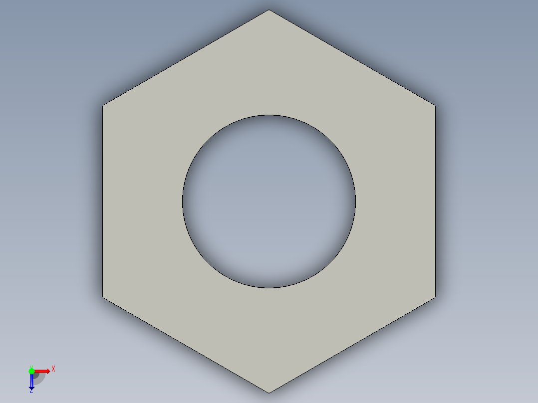 基恩士FU-87nut_kc图纸模型俯视图