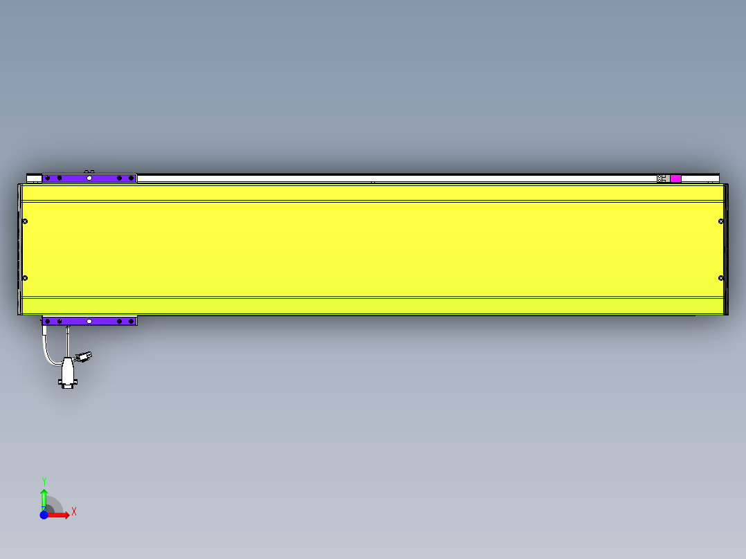 威洛博VL系列直线电机模组-VL22H2-S950前视图