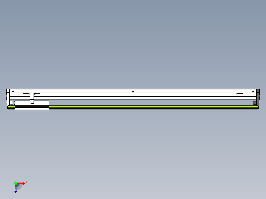 威洛博VL系列直线电机模组-VL22H2-S950俯视图