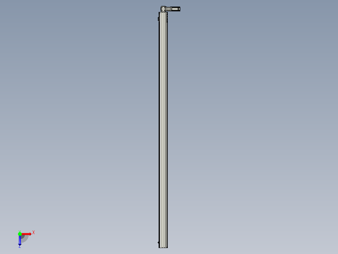 东锦同步带传动-直线滑台模组DH120B-L125-S2950-BL-P400W-C3俯视图