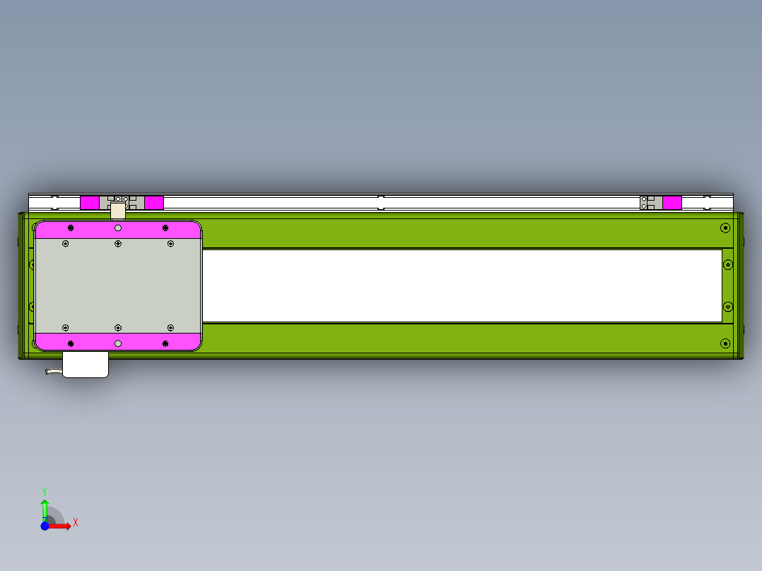 威洛博LC系列3d模型模组LC14S1Y-S500前视图