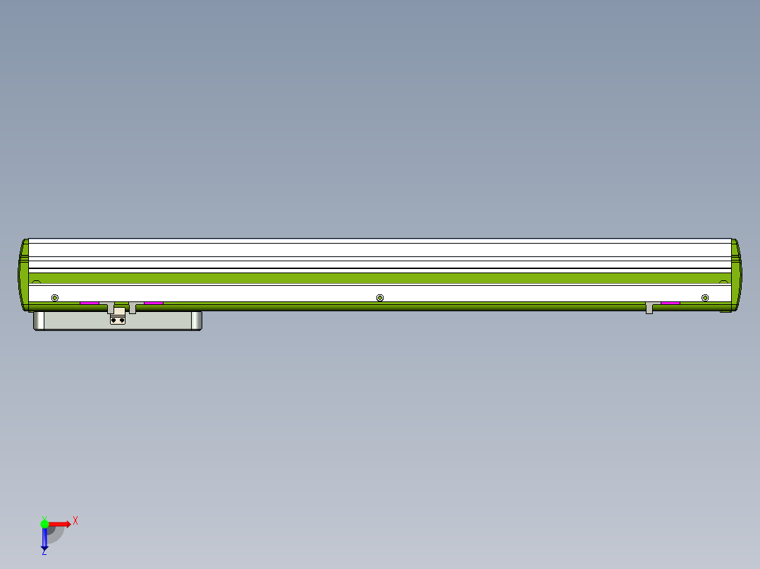 威洛博LC系列3d模型模组LC14S1Y-S500俯视图