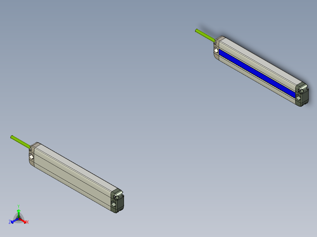 安全_区域传感器H2TLP0620_3D正等轴测图