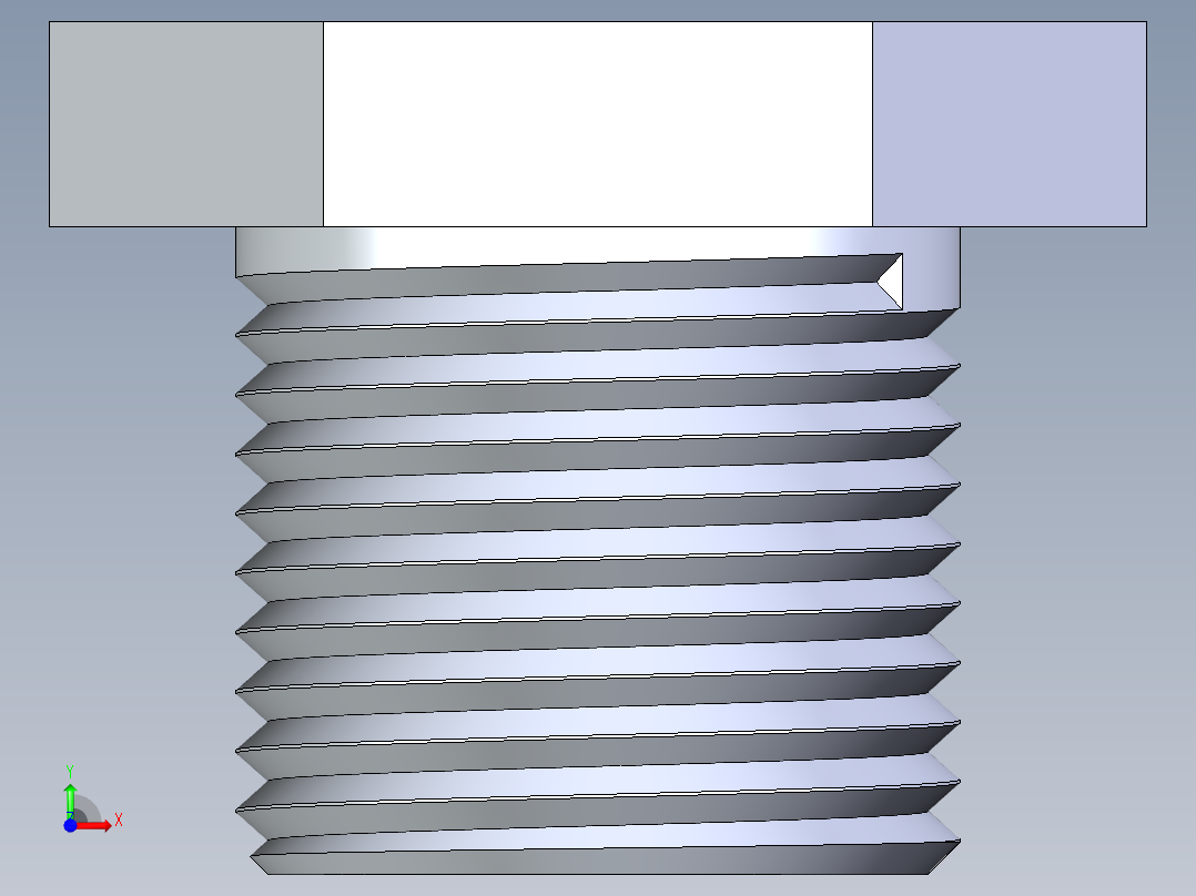CPVC管件18-Sch80_ReducerBushing_MPTxFPT_9839-052_0.375in x 0.25in前视图