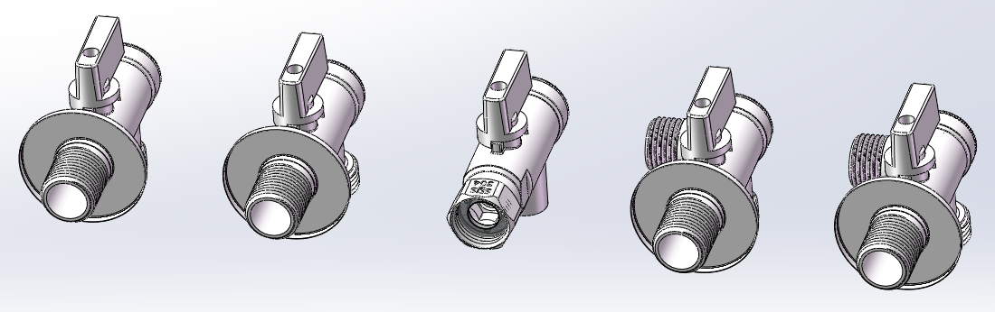 5种智能马桶常用带过滤网多用途角阀