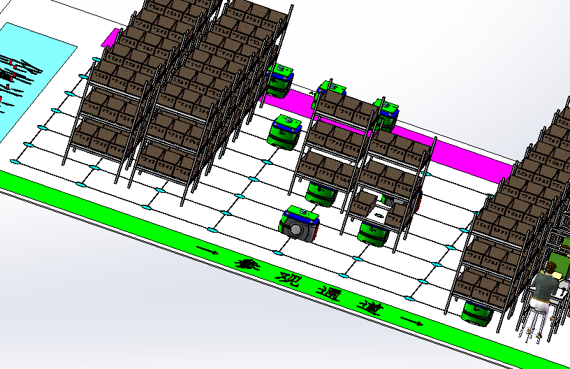 AGV仓库自动拆单系统
