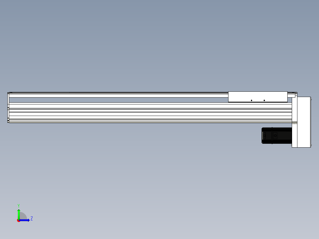 Toyo东佑达直线模组-ETH22-800-BM-400W左视图