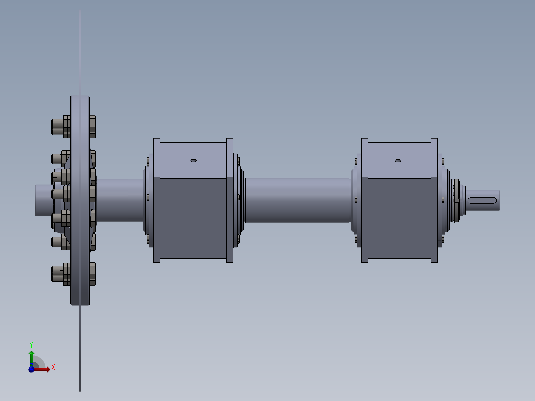 1200固定式四连杆热锯机的结构设计（含SW三维+CAD图纸+说明书）419382==450ku前视图