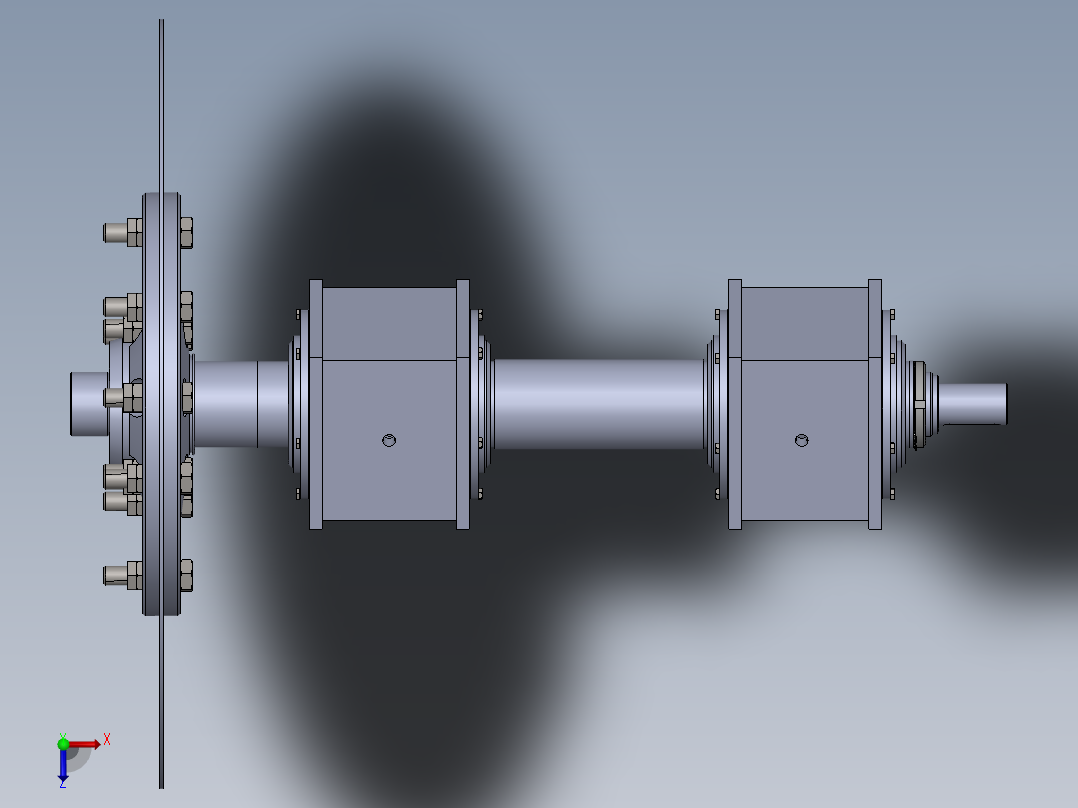 1200固定式四连杆热锯机的结构设计（含SW三维+CAD图纸+说明书）419382==450ku俯视图