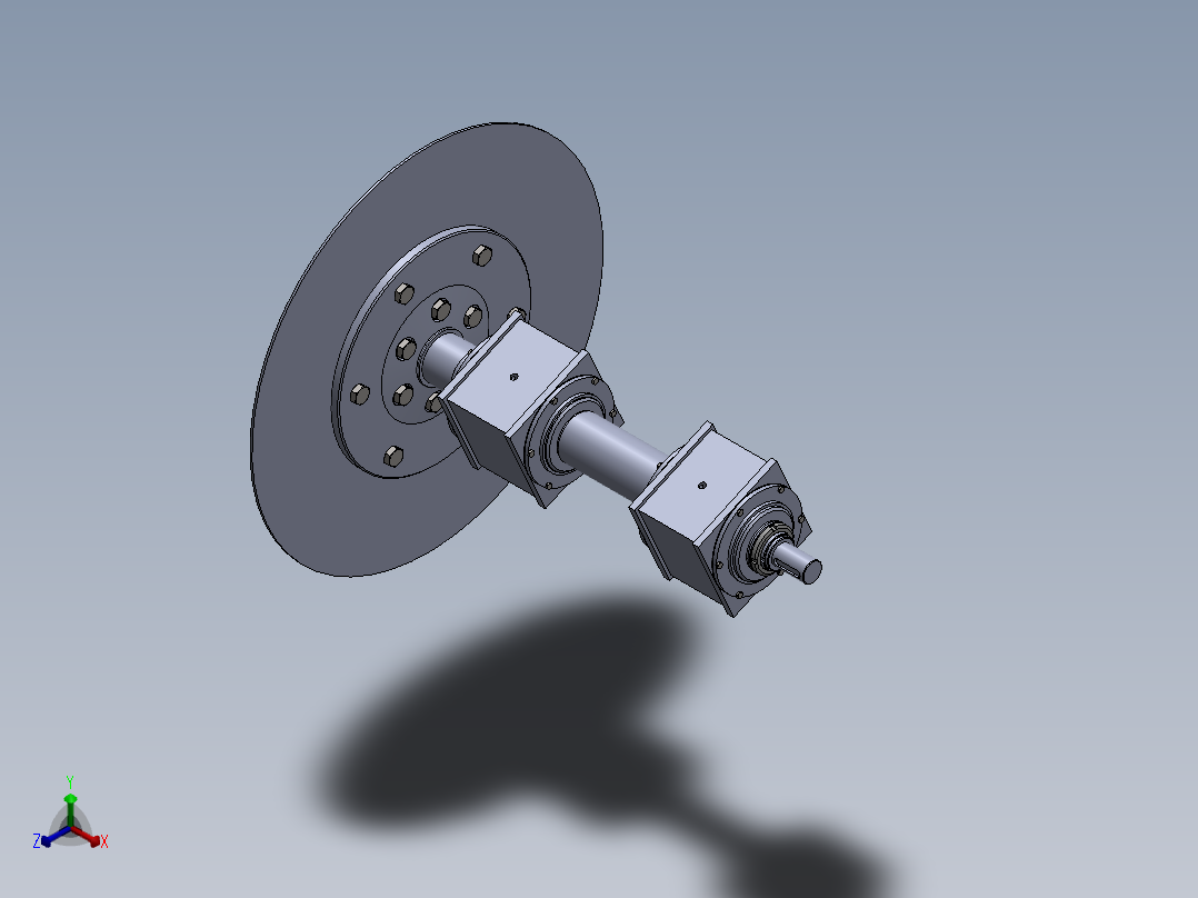1200固定式四连杆热锯机的结构设计（含SW三维+CAD图纸+说明书）419382==450ku正等轴测图