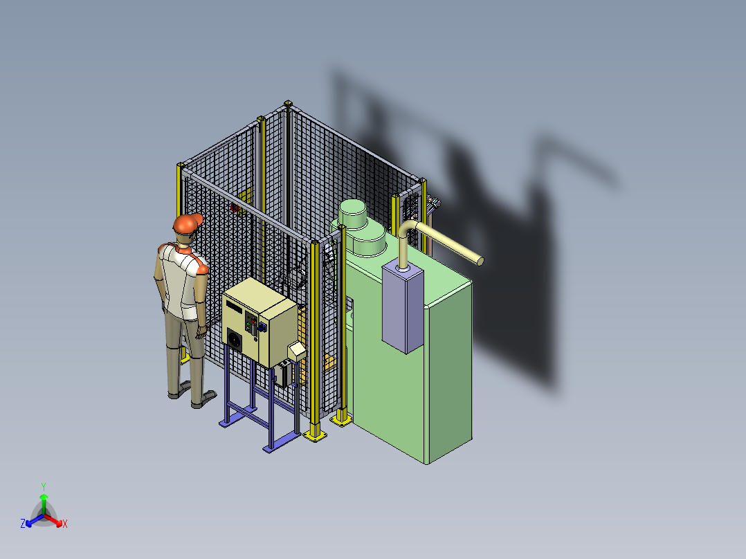 自动化焊机机器人CROE2.0.zip正等轴测图