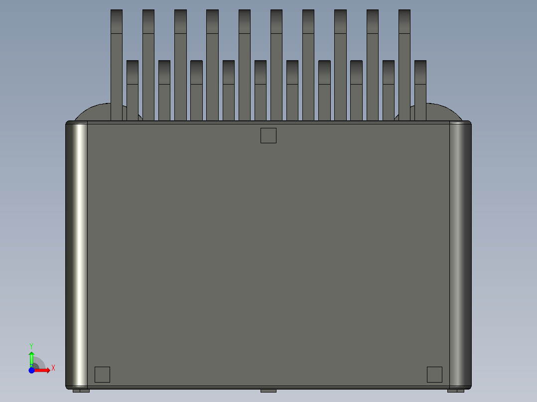 连接器AAUS01AP2-020K026前视图