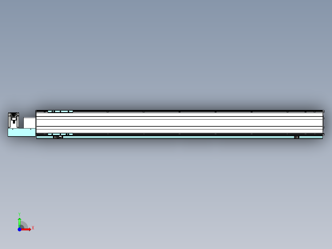 威洛博VBF同步带传动一般环境VBF14-L45-S1300-BL-ZP40-C3前视图