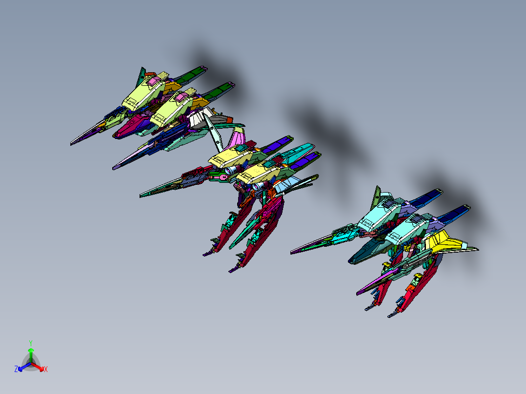 天人组织武装战机E型