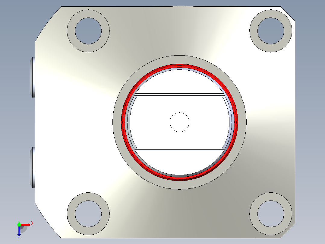 KOSMEKLHS0900-Gx-P多系列多零件图纸模型俯视图