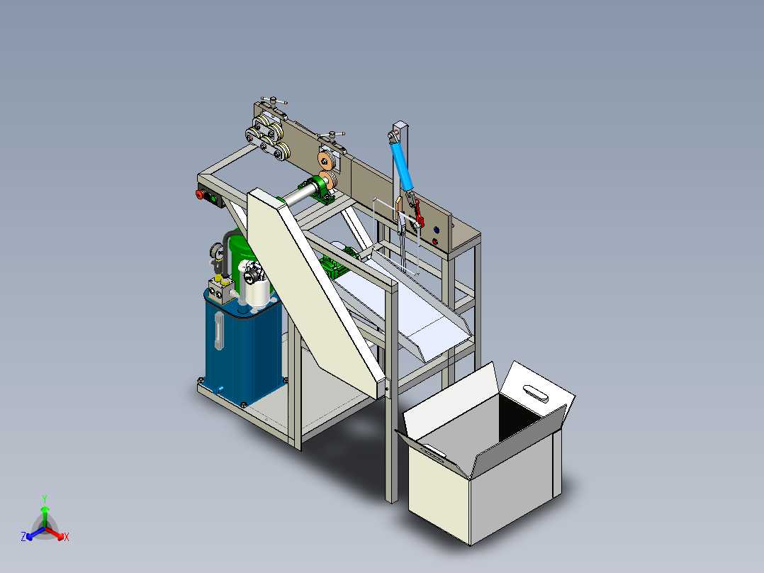 钢筋弯曲折断机<span style='color: red'>3D</span>数模图纸 Solidworks设计 附x_t格式
