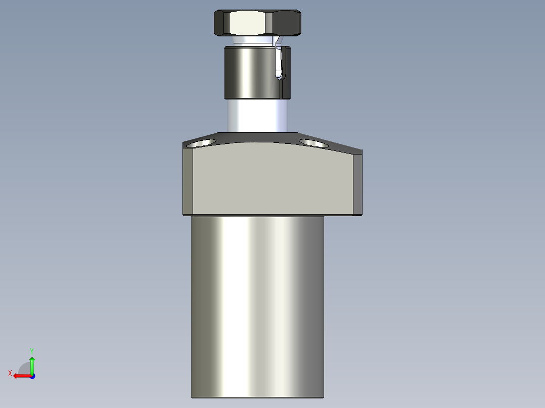 KOSMEKLHS0400-SL-Y45多系列多零件图纸模型后视图