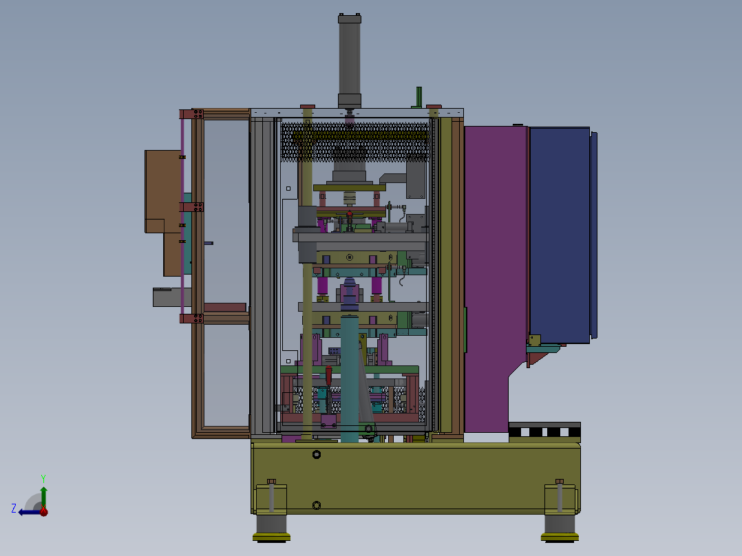 框架装备右视图