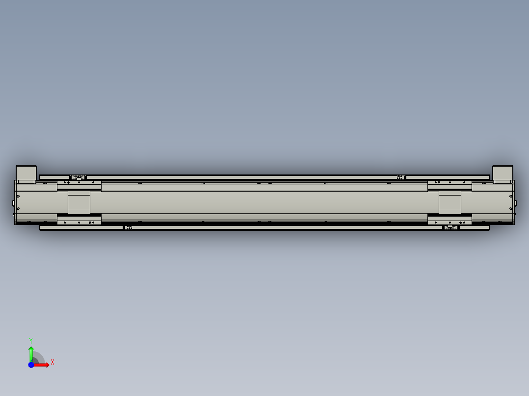威洛博双电机滑台-VBF14S2-L50-S1000-BD-P40-C6前视图