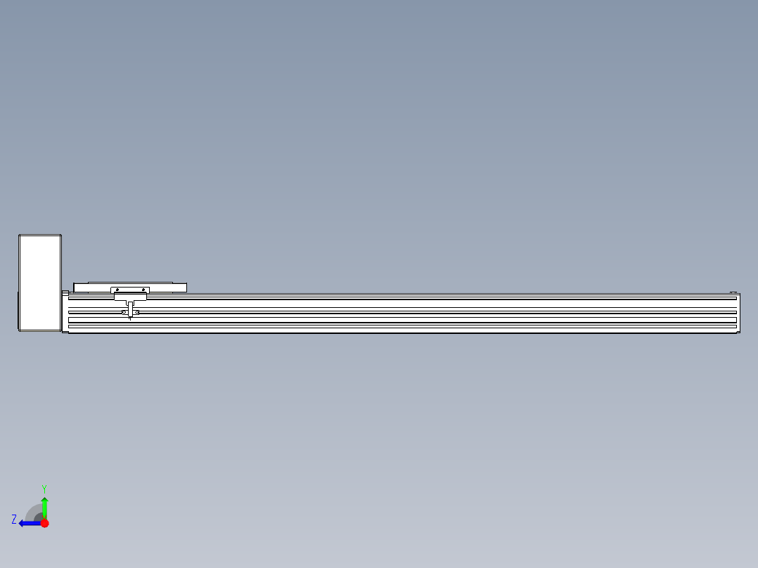 同步带全封闭直线模组TPA-HCB-120D-90-L800-RU-C-P40-N3右视图