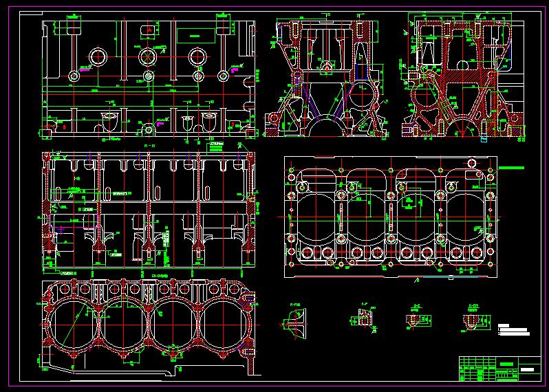 发动机气缸体加工工艺及两套专用夹具设计【含CAD图+文档】