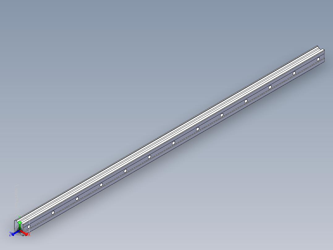 HG35导轨正等轴测图