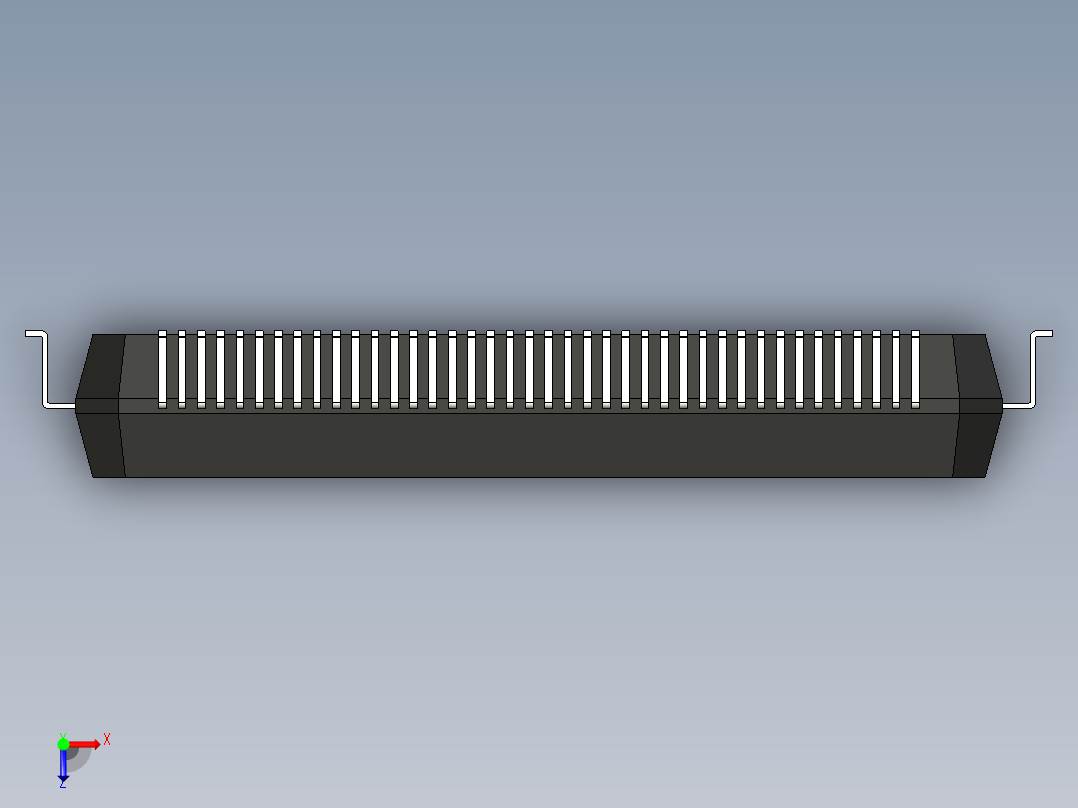 元器件3D封装QFP160_FPT-160P-M10168俯视图