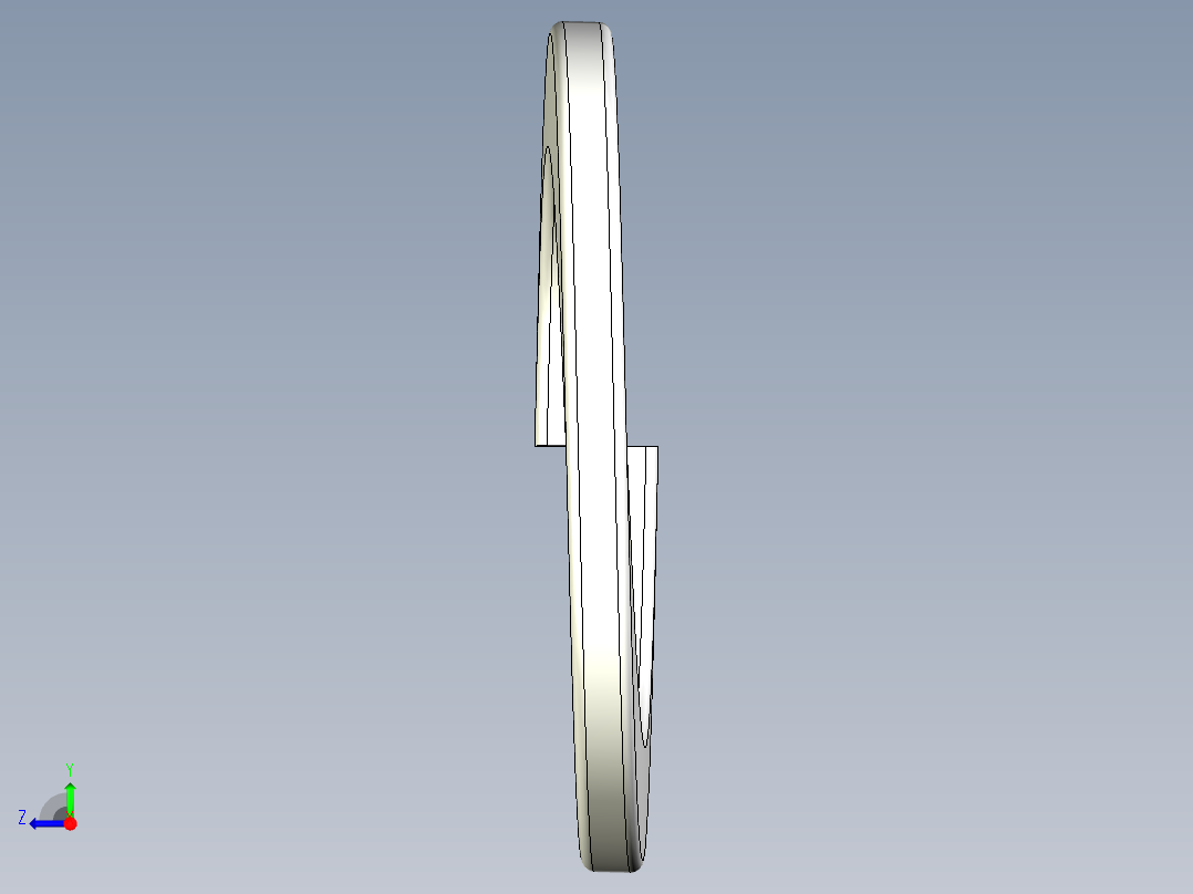 弹簧垫圈-M14右视图