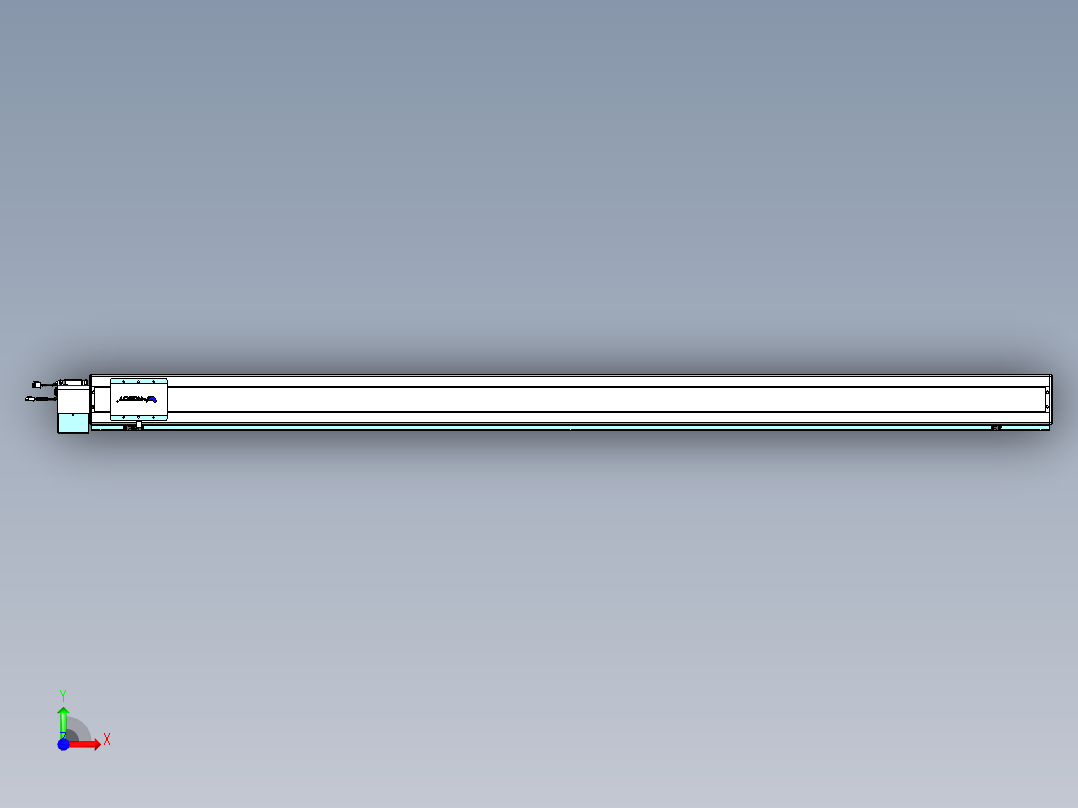 威洛博VBC同步带传动一无尘环境VBC14-L45-S2400-BLD-ZP75-C3前视图