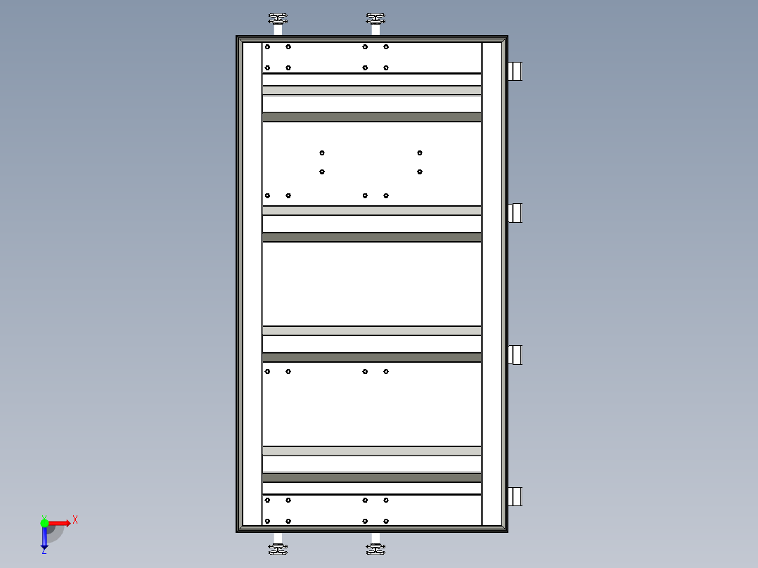 ISO 货柜标准1d 标准10.3米 INVENTOR STP俯视图