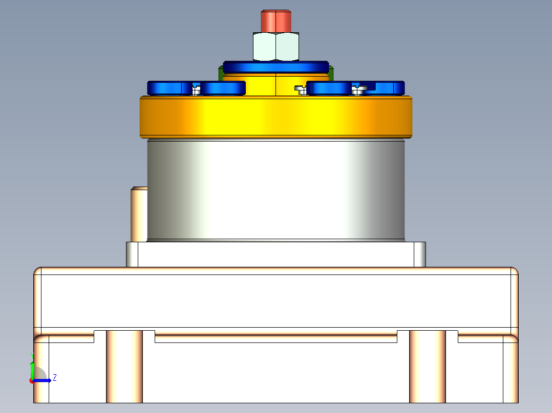 阀腔钻孔夹具设计（CAD图+Proe三维+说明书）左视图