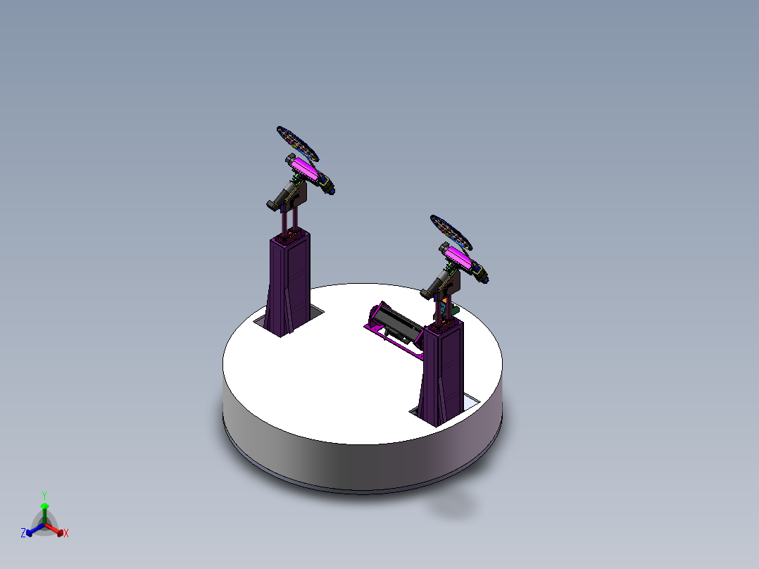 A21-双打羽毛球移动机器人3-10正等轴测图