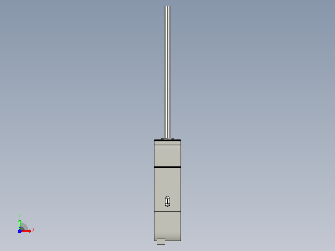 基恩士LV-51MP_kc图纸模型前视图