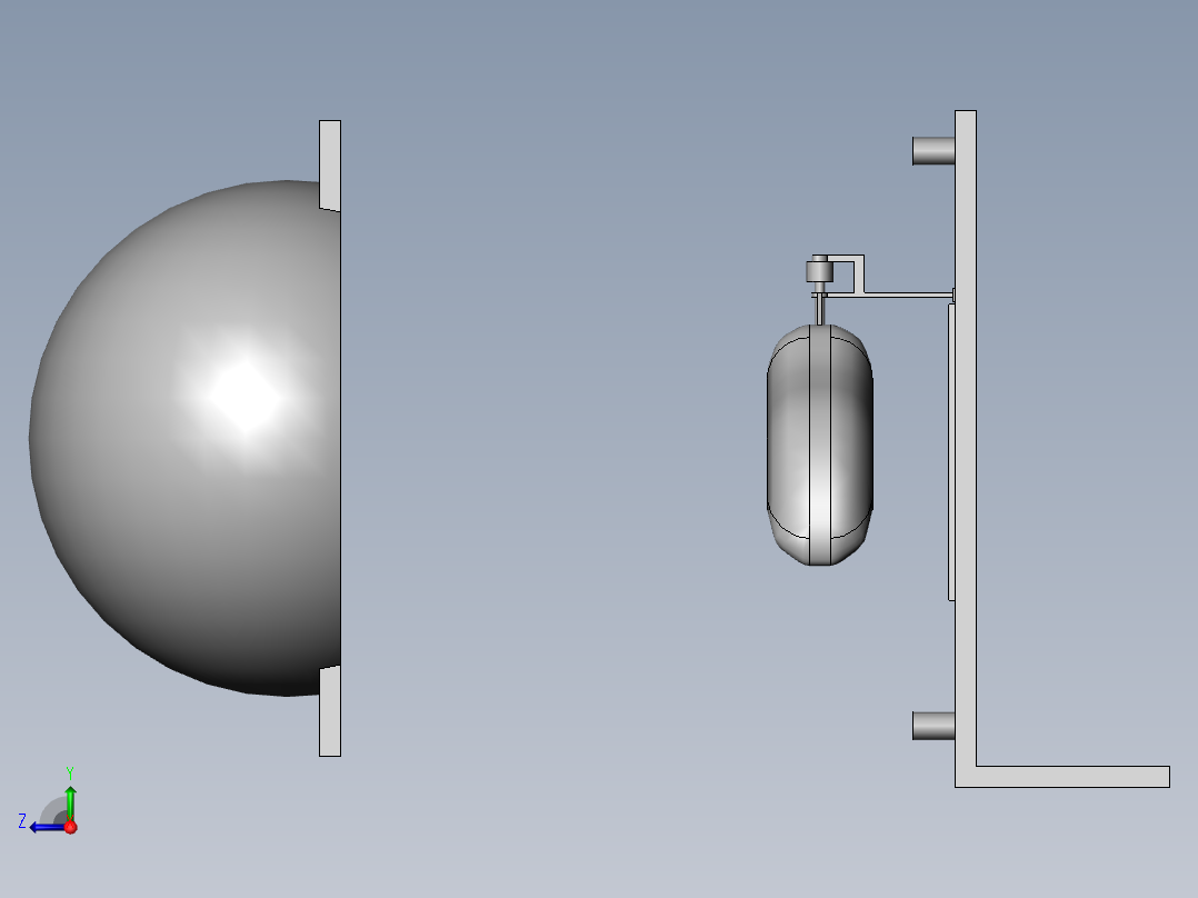 心房颤动演示模型右视图