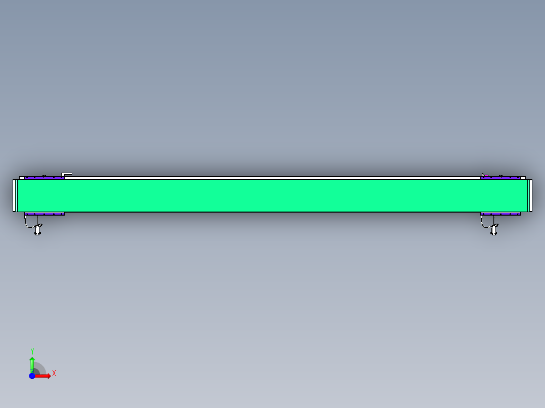 威洛博VL系列直线电机模组-2VL17E3-S2150前视图