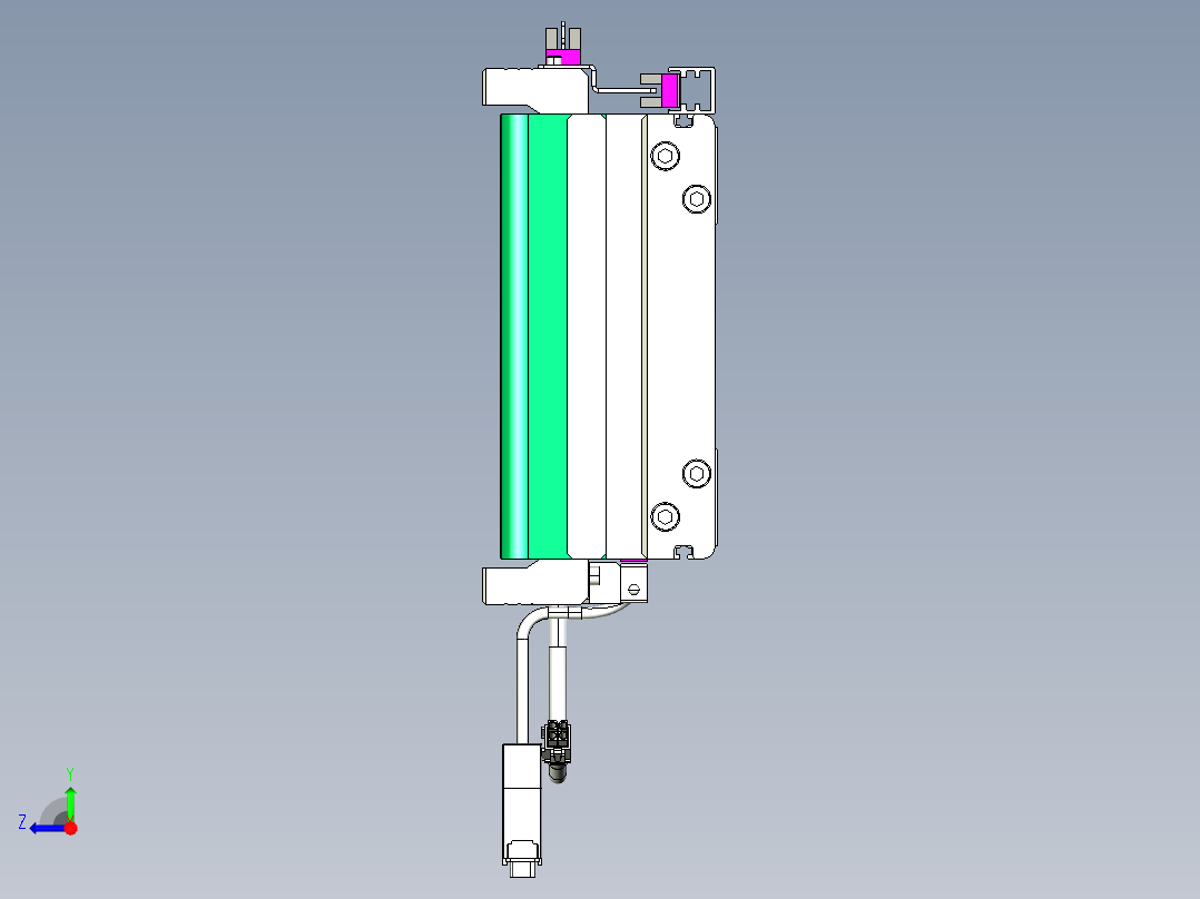 威洛博VL系列直线电机模组-2VL17E3-S2150右视图