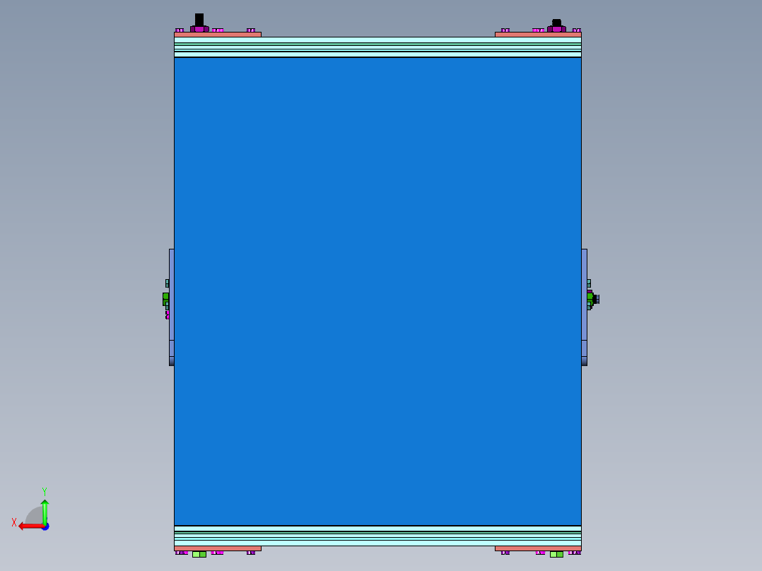 低成本框架数控雕刻机后视图