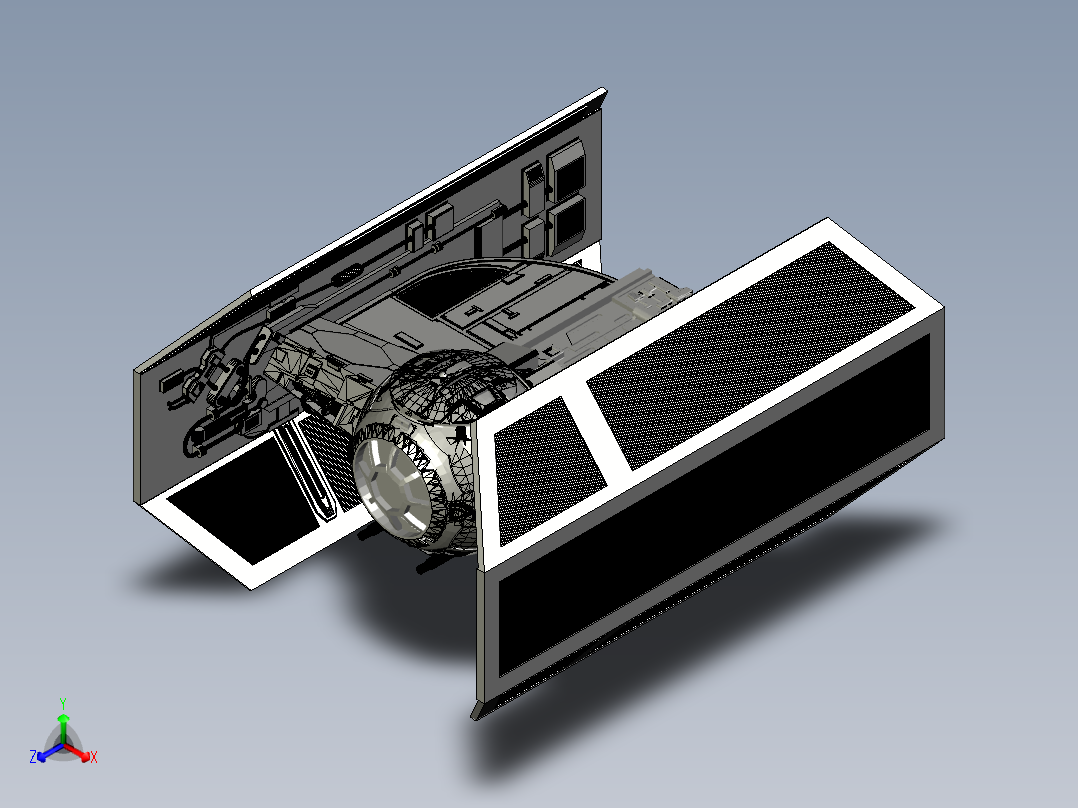 星战1号正等轴测图