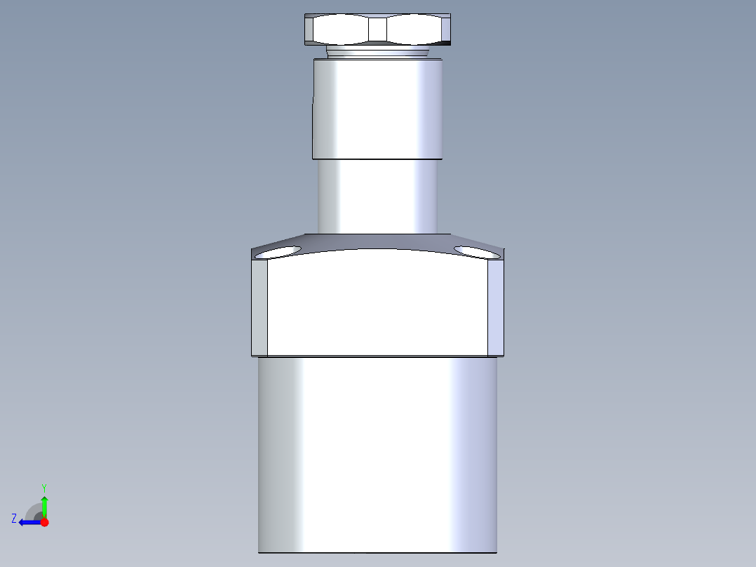 KOSMEKLHA0900-GR多系列多零件图纸模型右视图