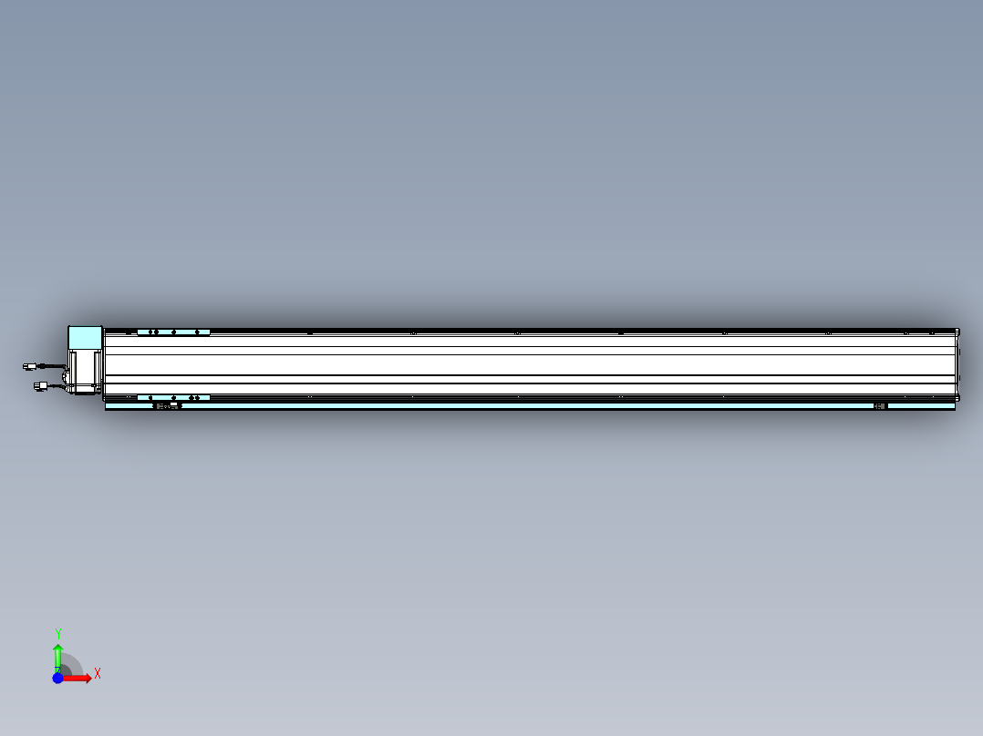 威洛博VBF同步带传动一般环境VBF14-L45-S1350-BRU-ZP40-C3前视图